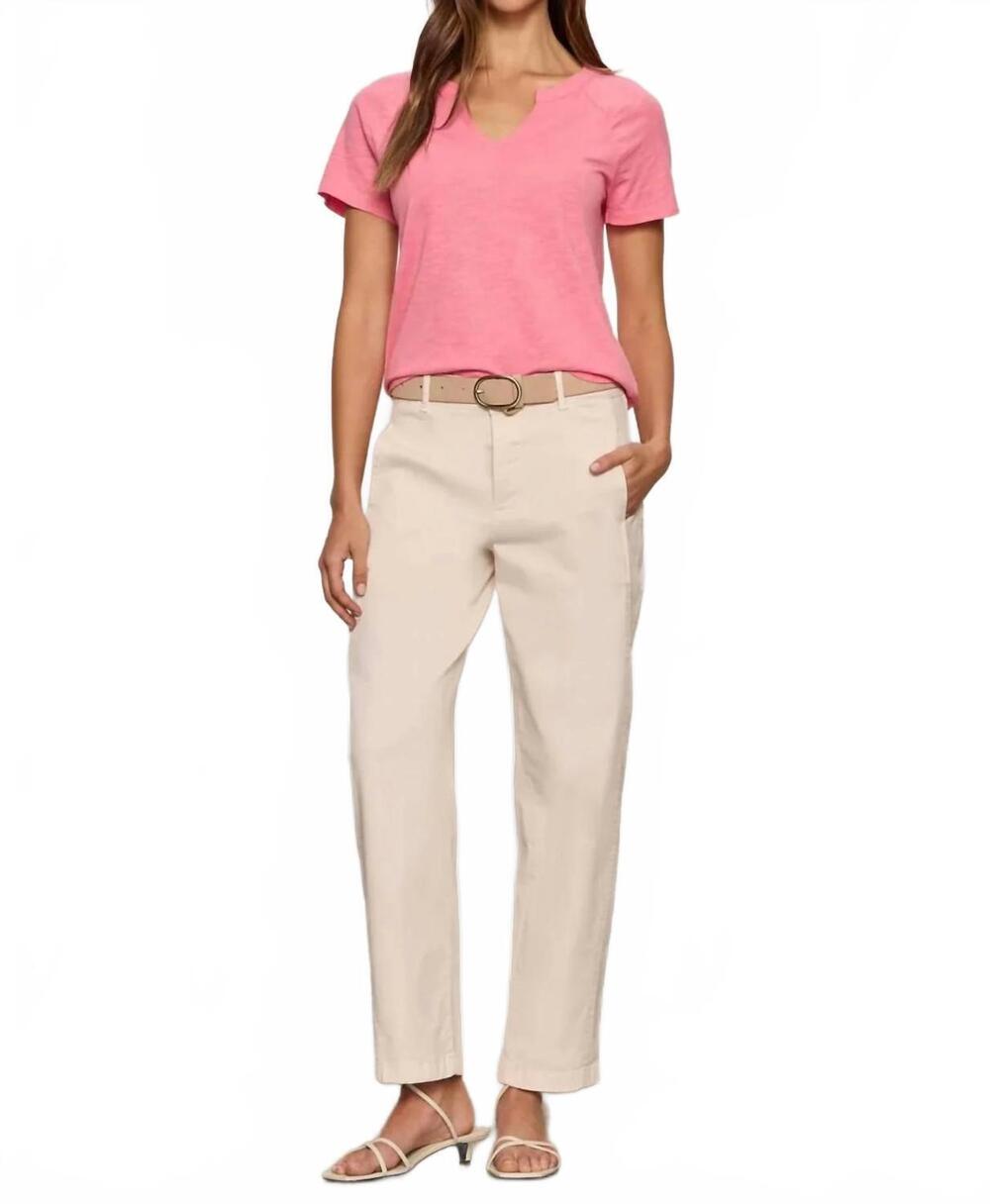 NEW SANCTUARY the boyfriend cruiser pants in pink milk